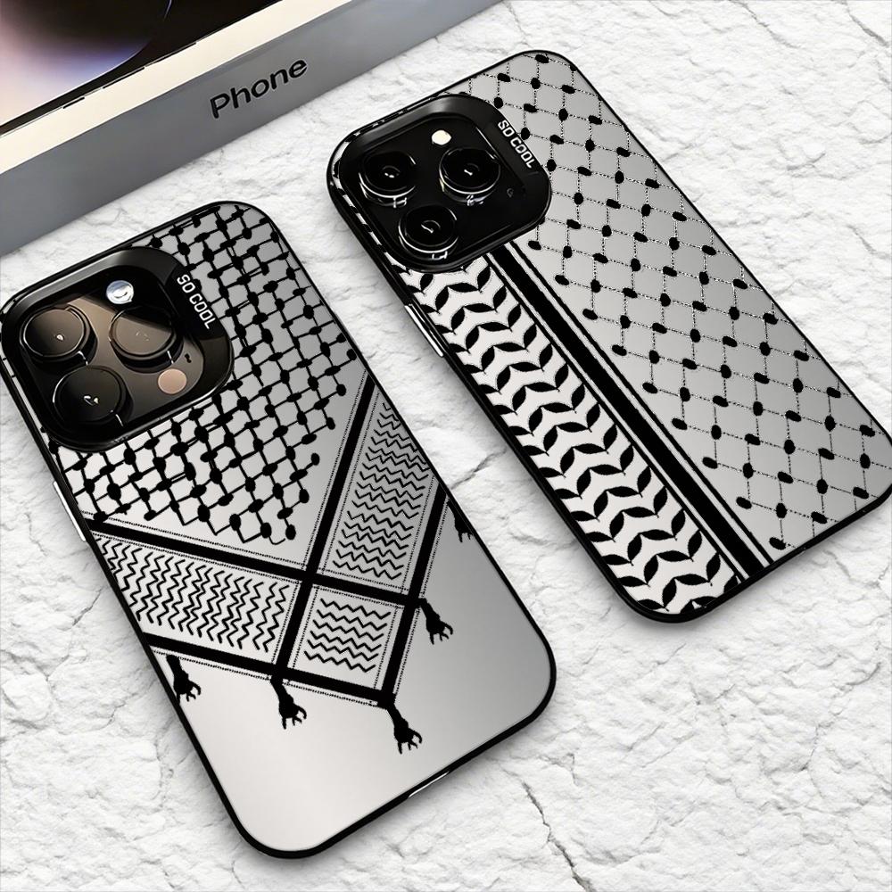 Matte Pc Case - Keffiyeh P-Palestine Phone Case For IPhone