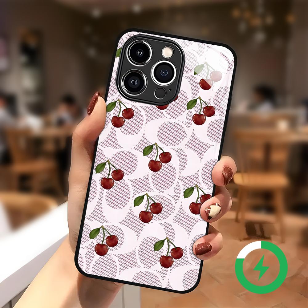 Cherry Luxury Pattern Phone Ca - đánh giá và giá Computer Case