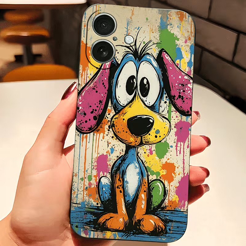 Graffiti Colored Puppy TPU Pho - đánh giá và giá Mini Pc Case